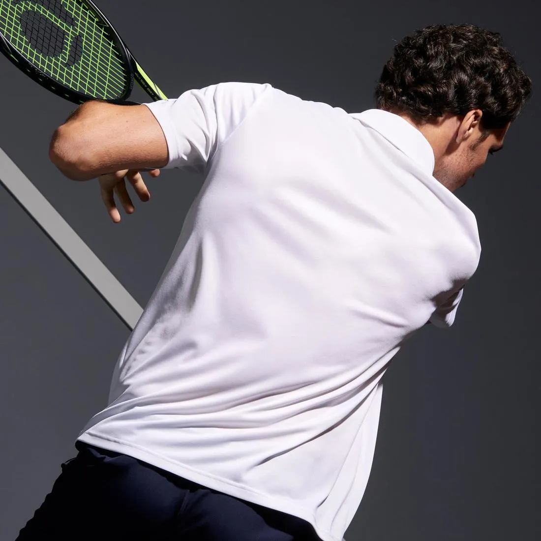700 Tennis Badminton Padel Table Tennis and Squash Polo Shirt - Navy
