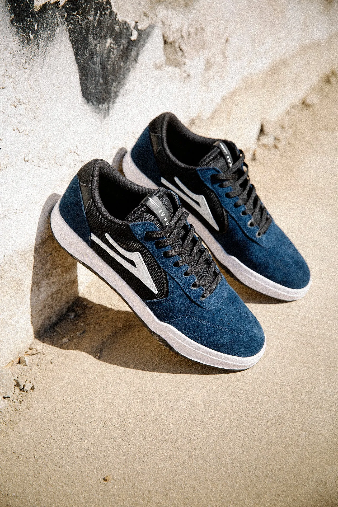 Atlantic - Navy/Black Suede