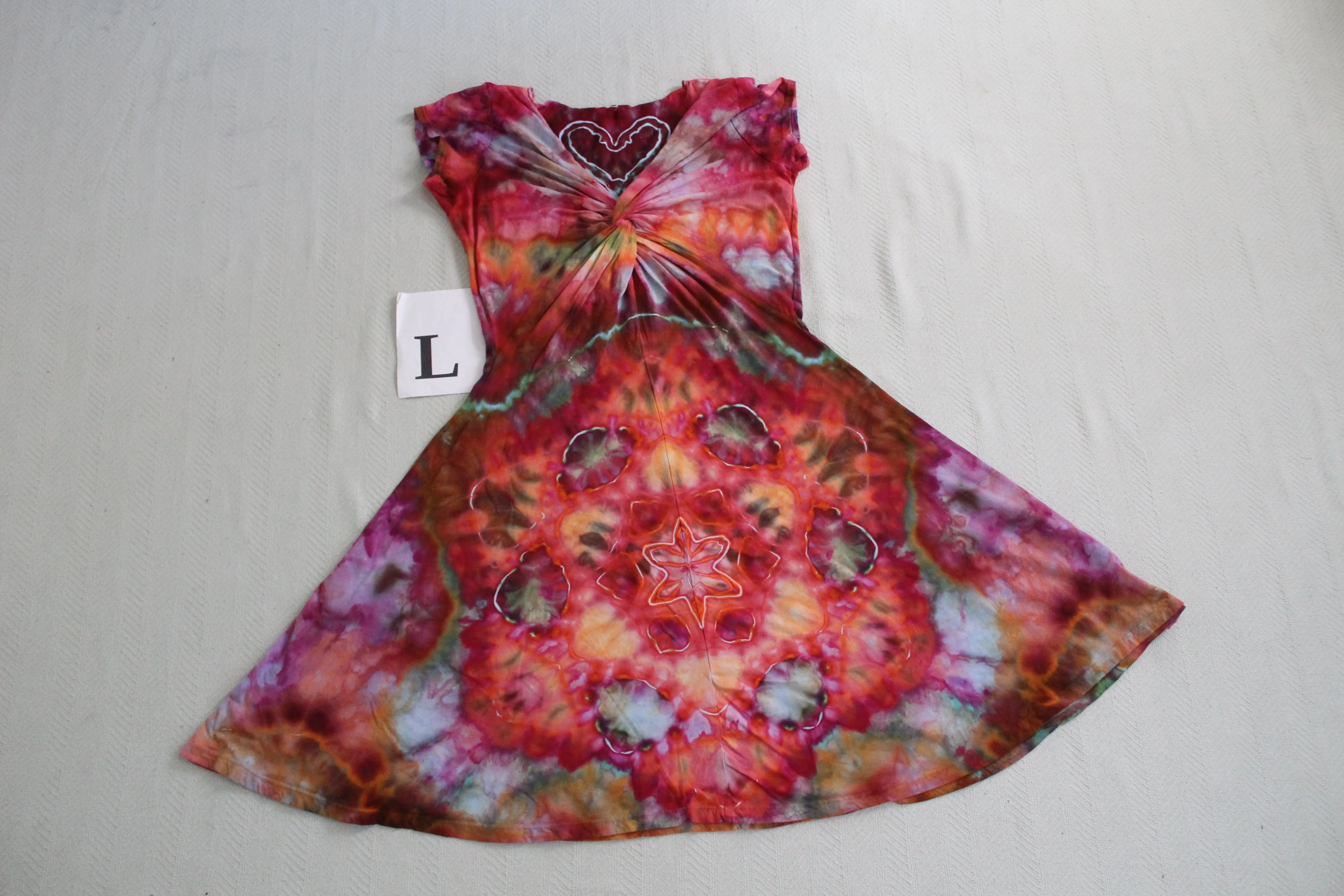 Large Twisted Front Dress